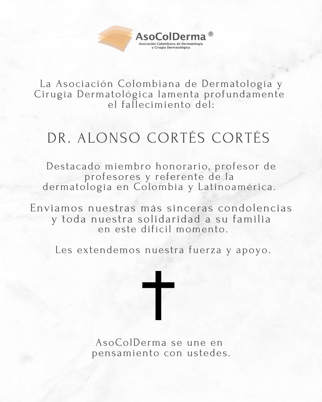 Condolencias